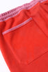 Sweatpants in cotton blend jacquard with front and back pockets